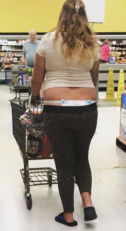 Yoga Pants Crop Top And Adult Diapers At Walmart Funny Pictures At