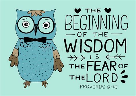 Hand Lettering And Bible Verse The Beginning Of Wisdom The Fear Of The
