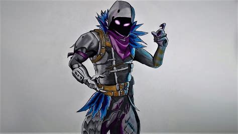 Drawing Raven From Fortnite Pekart Youtube