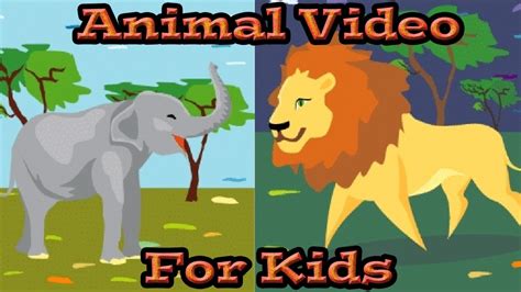 Animals For Kids Learn Animal Sounds Kids Learning Videos Youtube