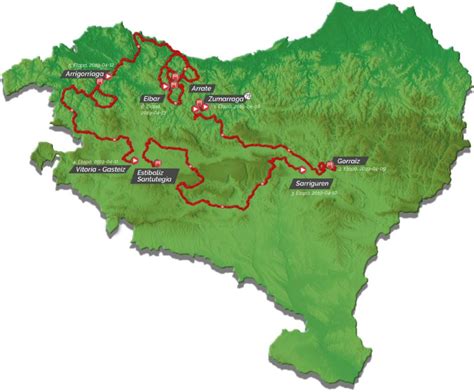 Tour Du Pays Basque Parcours Et Profil Des étapes Videos De Cyclisme