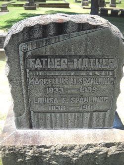 Marcellus Moores Spaulding M Morial Find A Grave