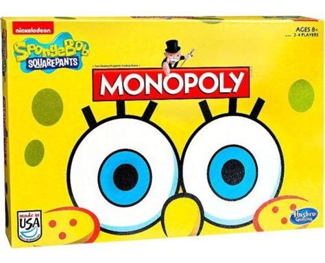 Spongebob Squarepants Monopoly Board Game Multilingual Books