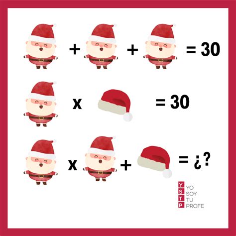 10 retos matemáticos navideños para pasártelo en grande Yo Soy Tu Profe