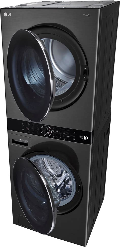 Lg 45 Cu Ft He Smart Front Load Washer And 74 Cu Ft Electric