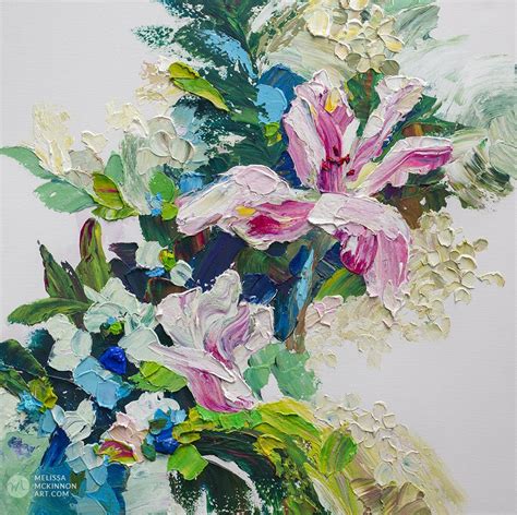 In The Tropics 36x36 Melissa Mckinnon Art Floral Painting