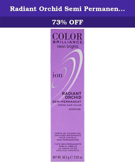 Find deals on products in hair color on amazon. Radiant Orchid Semi Permanent Hair Color. ion Color ...