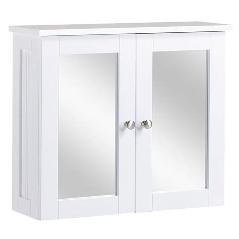 Free shipping every day at jcpenney®. Nicolina Double Door White Mirror Cabinet | Departments ...