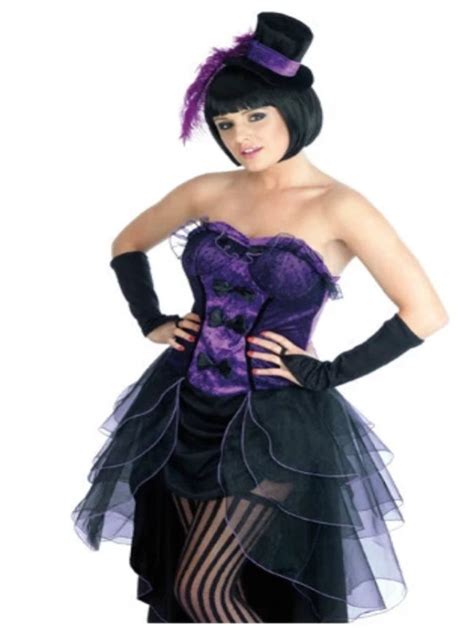 Purple Burlesque Costume Athlone Jokeshop And Costume Hire