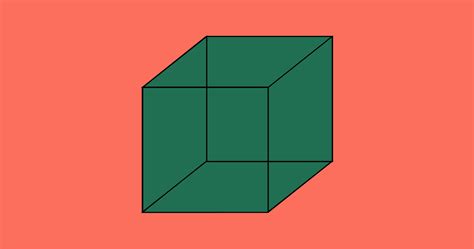 Cubo Elementos Área E Volume Matemática Básica