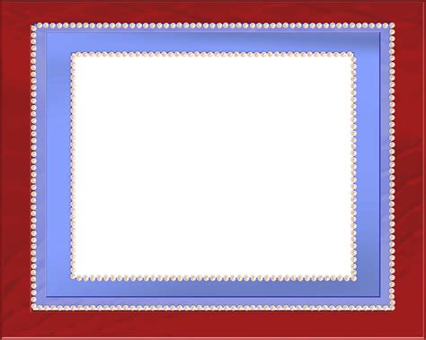 Red And Blue Frame With Pearls By Lashonda1980 On Deviantart