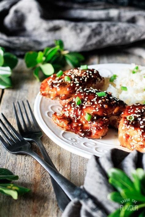 sticky asian chicken thighs recipe asian chicken thighs asian chicken weeknight dinner recipe