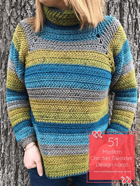 51 Crochet Modern Sweater Designs In Different Models 26 Crochet