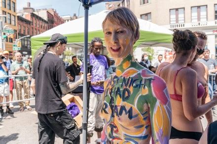 Th Annual Nyc Bodypainting Day New York United States Jul Stock Pictures Editorial
