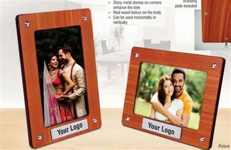 Polished Brown Wooden photo frame, For Home, Size: a4 at Rs 250 in