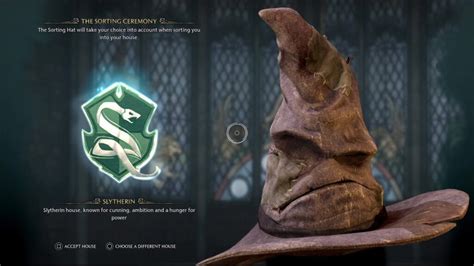 Hogwarts Legacy Sorting Hat Ceremony Slytherin Choice Tips And Tricks