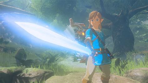 Zelda Breath Of The Wild True Master Sword Restored 60dmg Trial Of