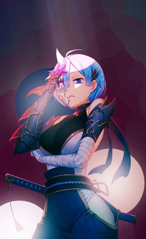 Check out this beautiful collection of waifu iphone wallpapers, with 25 background images for your desktop and phone. Rem in Demon Form - Re_Zero in 2020 (With images) | Anime