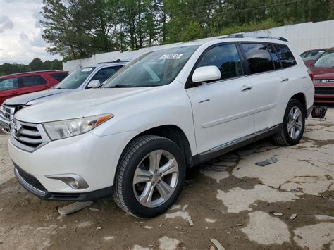 2013 Toyota Highlander Limited For Sale Ga Fairburn Mon Feb 19