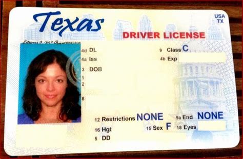 Blank State Id Template With Images Drivers License