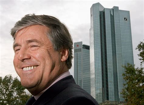 Deutsche bank ceo josef ackermann, 61, spoke with spiegel about new regulations for global financial markets, who should be blamed for the global financial meltdown, and what the banks have. Ex-Deutsche-Bank-Chef Josef Ackermann wird 70 ...