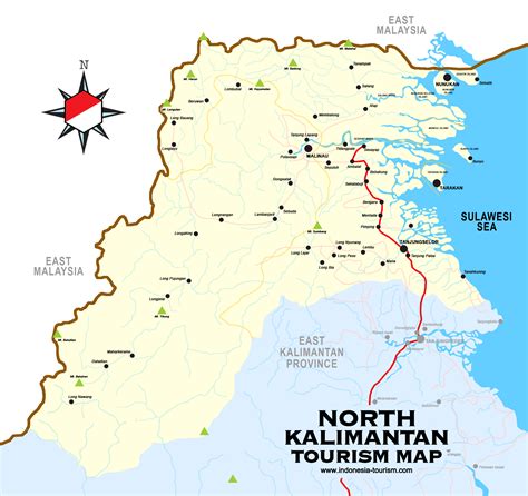 North Kalimantan Map