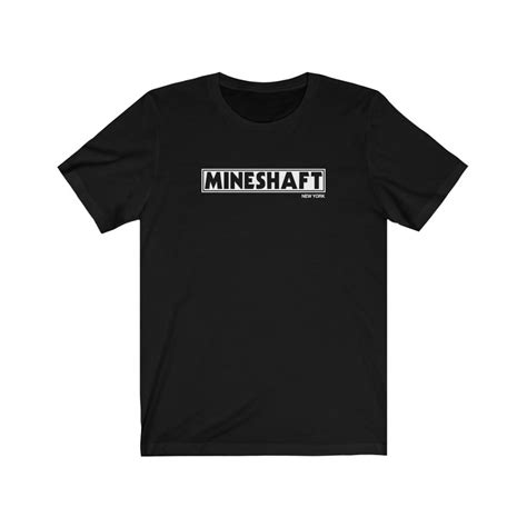 Mineshaft Nyc T Shirt En Coton à Manches Courtes Etsy