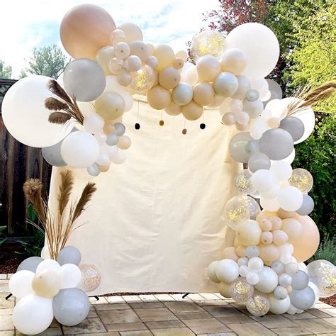 Buy Sweet Baby Co Neutral Balloon Garland Kit Arch With Matte Sand