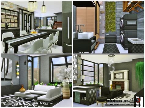 The Sims Resource Oasis Modern Loft 4 By Danuta720 • Sims 4 Downloads