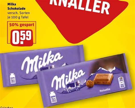 Milka Schokolade 100 G Tafel Angebot Bei Rewe Center