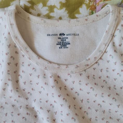 Brand new brandy melville floral ashlyn baby... - Depop