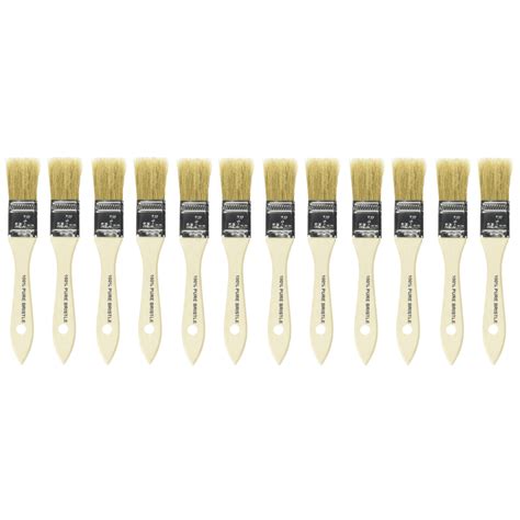1 Chip Brush Brushes Disposable For Paint Glue Touchups 12 Pack