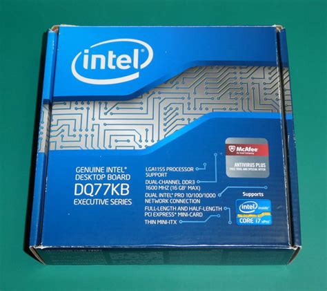 中古 Intel Desktop Board Dq77kb Q77 Lga1155 Thin Mini Itx Acアダプタ起動可能 の落札