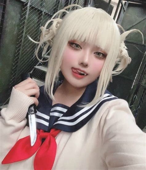 Limited Himiko Toga Wig Short Blonde Wig With Bangs And Buns My