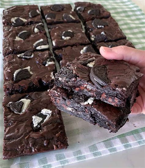 Gooey Homemade Oreo Brownies Picky Palate Brownies From Scratch