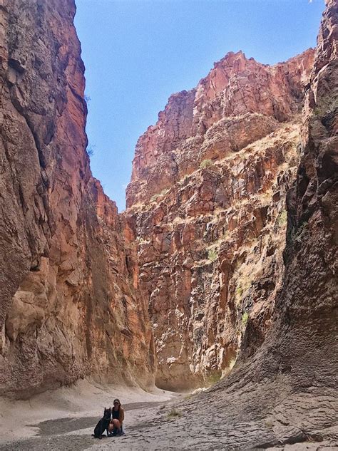 Canyon In Big Bend State Park Luca And Myself Big Bend State Park