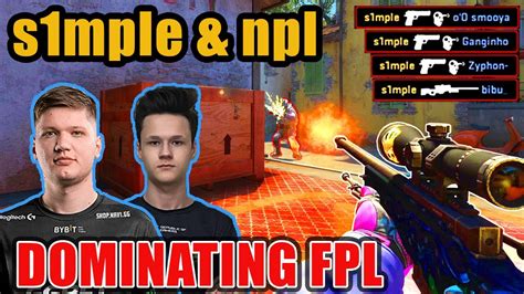 S1mple And Npl Fpl Faceit Inferno Dual Pov ~ Dominating Fpl 58 Kills
