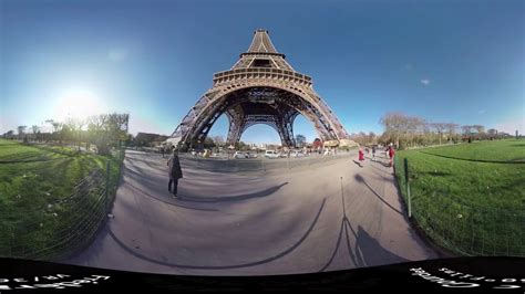 360° Vr Video Virtual Guided Tour Of Paris Eiffel Tower District Youtube