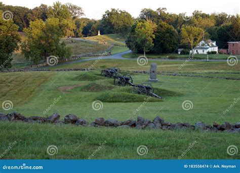 Historic American Civil War Battlefield Of 1863 Part Of The Gettysburg