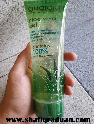 Find out if the guardian aloe vera gel is good for you! Blog Rasmi Shafiq Raduan : Review Produk Guardian Aloe ...
