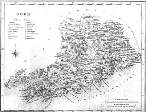 Cork County Map - Cork Ireland • mappery