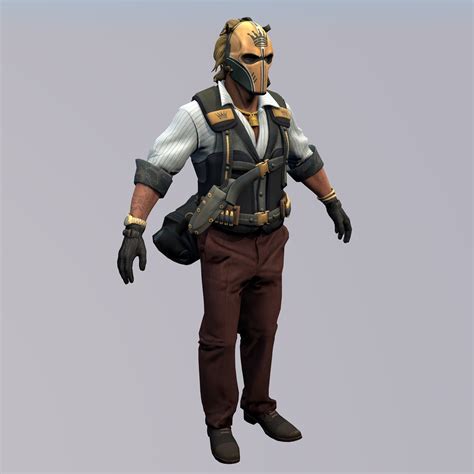Agent From The Game Csgo Sir Professionals 3d Model Cgtrader
