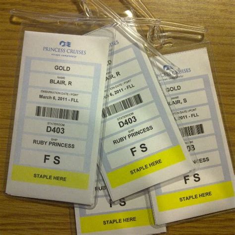 Cruisetags, Cruise Ship Luggage Tags (8 Pack) New