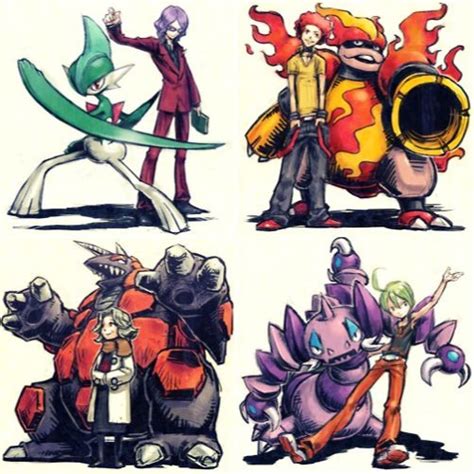 Elite 4 Pokemon Elite Four Characters Giant Bomb They Will Be The