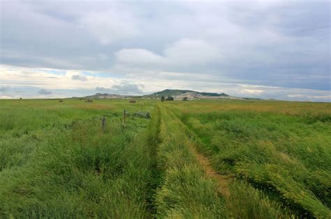 Trail To The Butte At White Butte North Dakota Image Free Stock