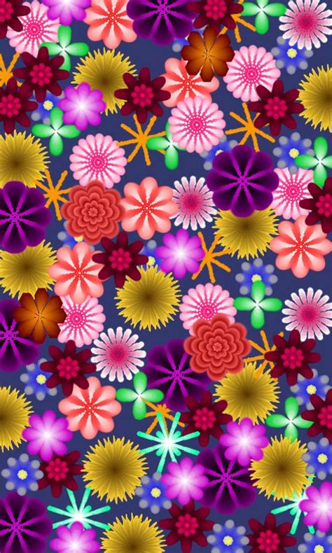Digital Flowers Digital Flowers Wallpaper For Windows Based Htc