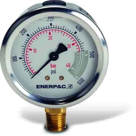 Enerpac G2514l Hydraulic Pressure Gauge 250 Display Face 1000 Psi