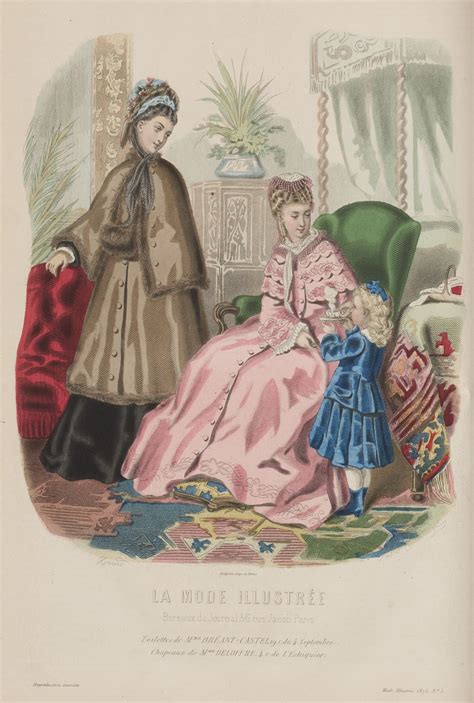 La Mode Illustrée 1875 Victorian Era Fashion 1870s Fashion Vintage