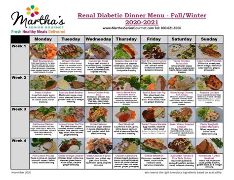 People with kidney disease need to follow a special diet, called a renal diet, that avoids fortunately, there are plenty of ways to make the renal diabetic diet work. Renal - Diabetic Menu