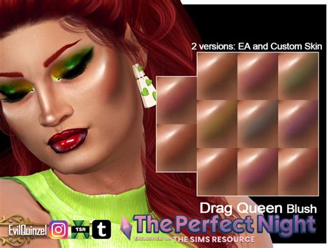 The Sims Resource The Perfect Night Drag Queen Blush